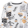 Pack 2 Polera Estampada Manga Larga de Algodón Niño Cutback