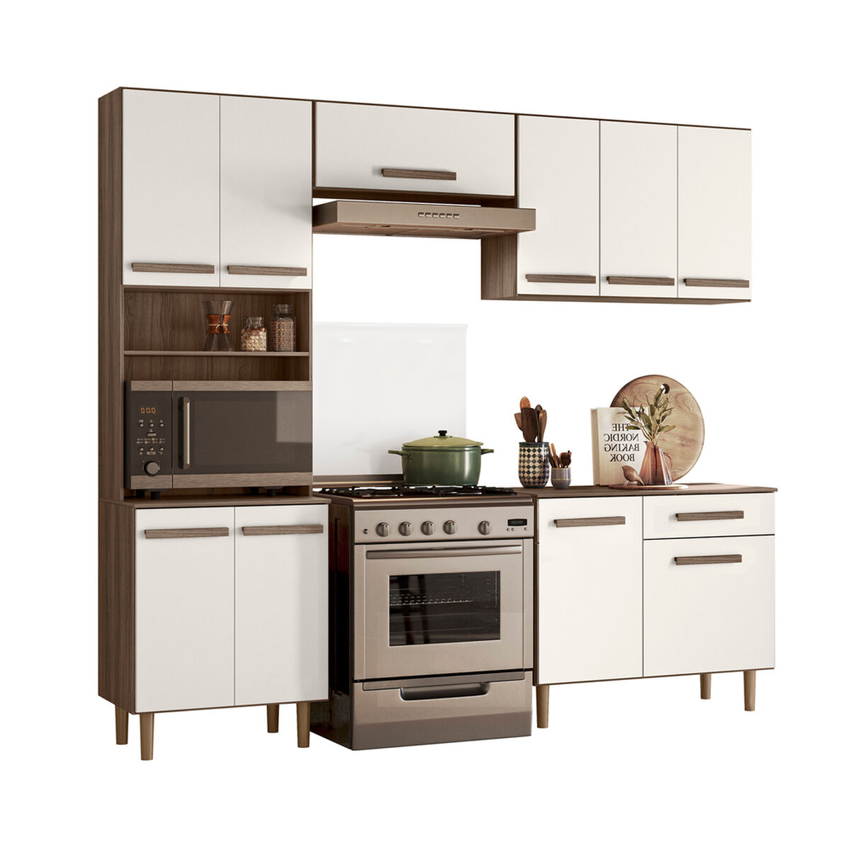 Kit De Cocina Vekkahome Lemon Blanco
