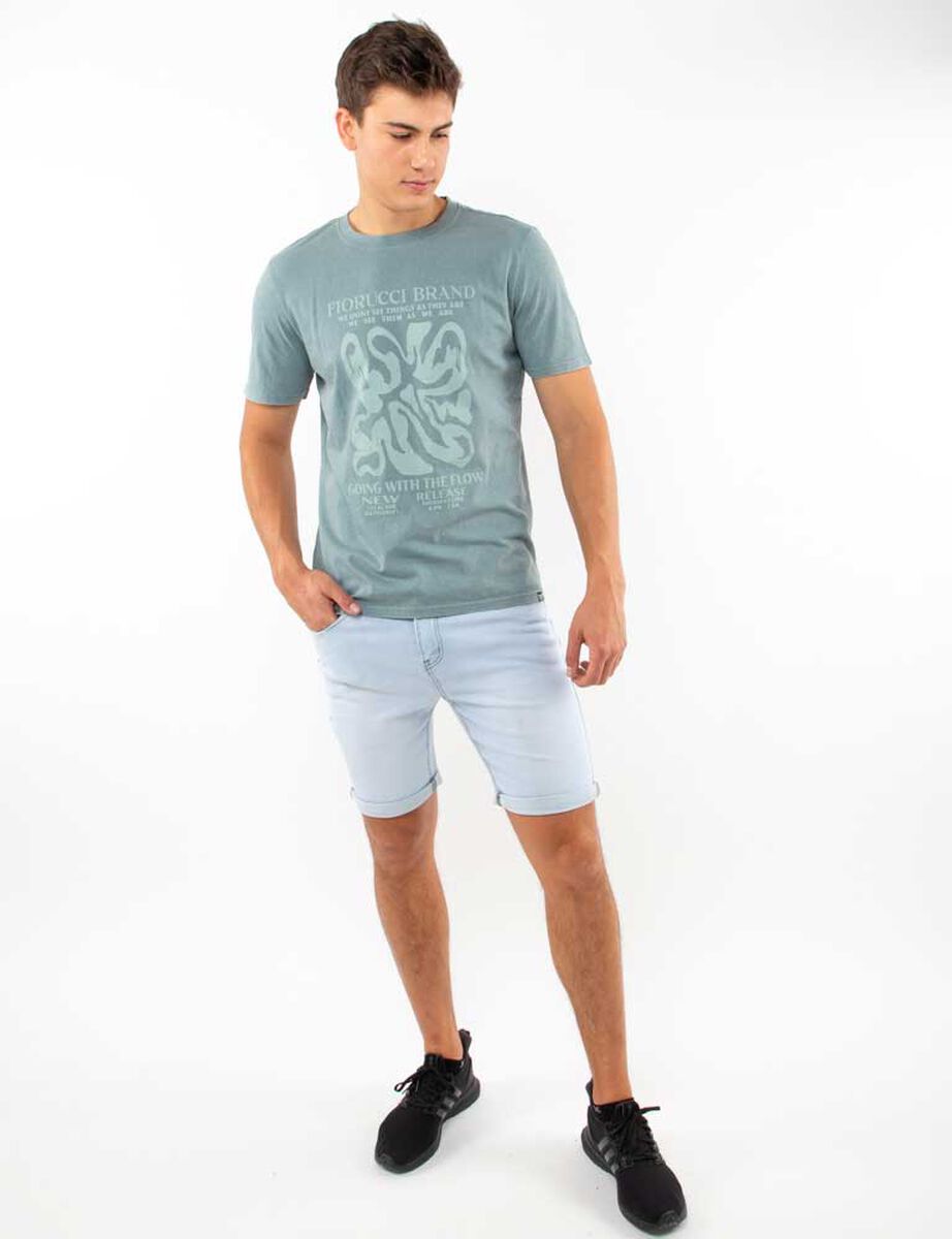 Polera Manga Corta Hombre Fiorucci