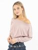 Polera  Off Shoulder Y2K Manga Larga Mujer Icono