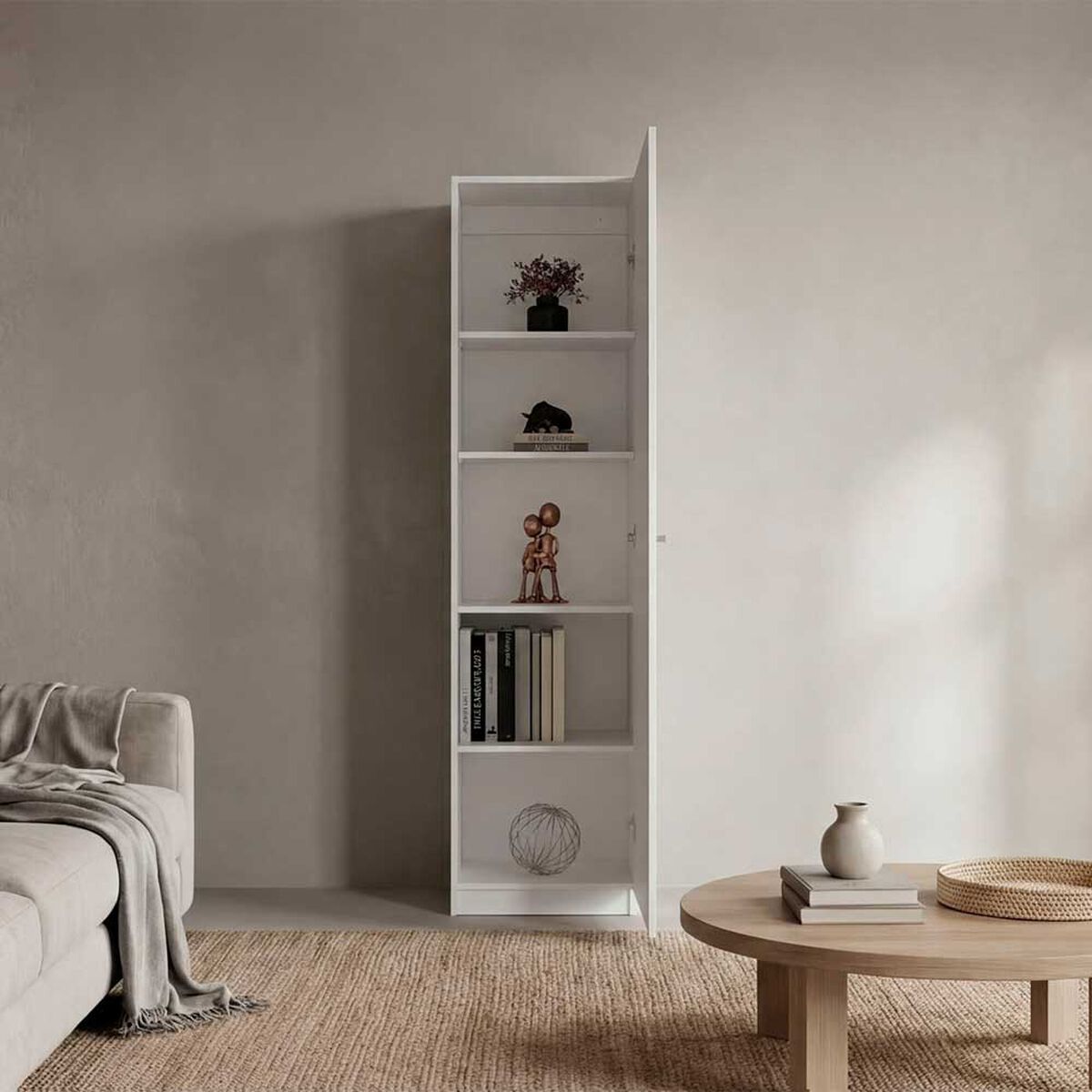 Estante Tuhome Home E5 1 P Blanco Marquez