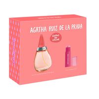 Set Perfume Agatha Ruiz de la Prada Mujer Gotas de Color Eau de Toilette 100 ml + Lip & Cheek Stick
