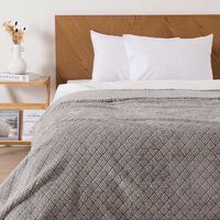 Frazada Mashini JQD Sh Atlantic King Gris