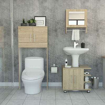 Botiquín + Optimizador Lavamanos + Baño TuHome Bath 300