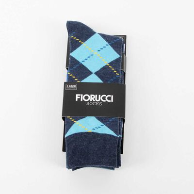 Imagen 1 del producto Pack 3 Calcetines Hombre Fiorucci Azul