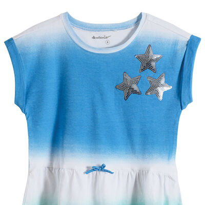 Imagen 2 del producto Vestido Niña Estrellas Exception Turquesa, Coral