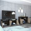 Rack TV Hasta 70" + Arrimo TuHome Fraktal