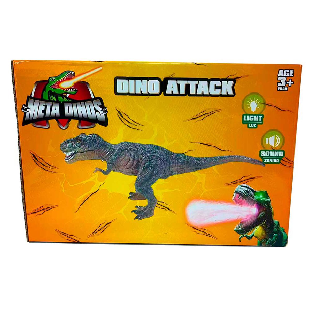Figura Meda Dino Dinosaurio T-Rex