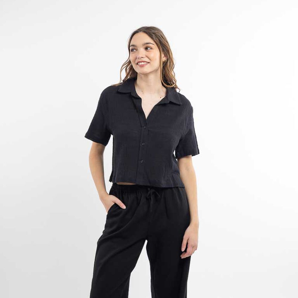 Blusa Algodón Manga Corta Mujer Icono