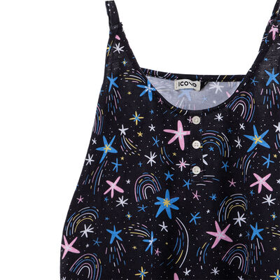 Imagen 2 del producto Pijama Estrellas Mujer Icono Negro