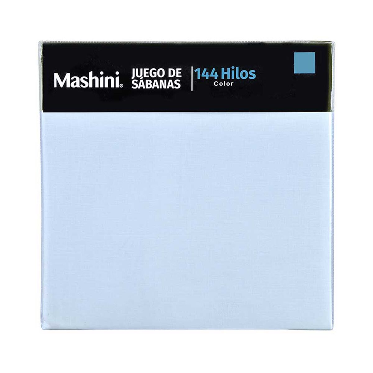 Juego de Sábanas Mashini 144 Hilos 1,5 Plazas Liso Verde