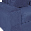 Juego de Living Innovamuebles Kahlo Sofá 3 Cuerpos + Dos Sillones 1 Cuerpo Azul