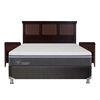 Box Spring CIC 2 Plazas Ortopedic Advance + Respaldo + 2 Veladores New Torino