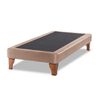 Base Europea Dividida Latam Home 1,5 Plazas Zen Cuero Beige