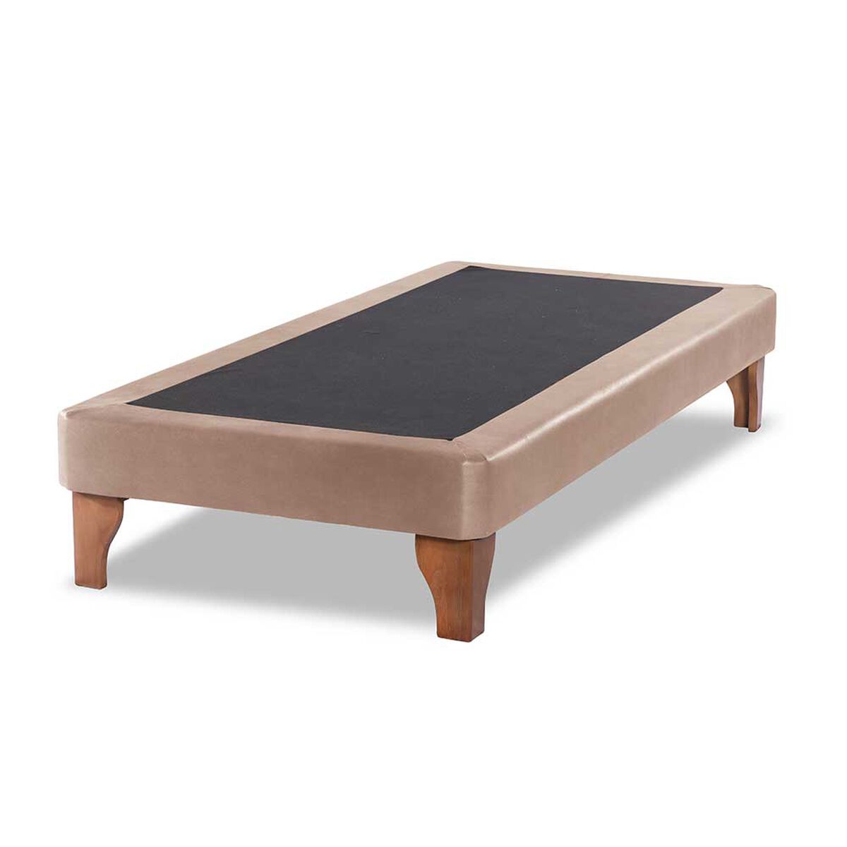 Base Europea Dividida Latam Home 1,5 Plazas Zen Cuero Beige
