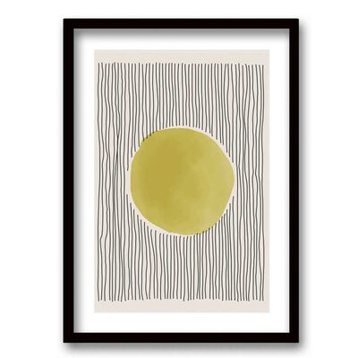 Cuadro Decorativo Retela Yellow III 40 x 30 cm