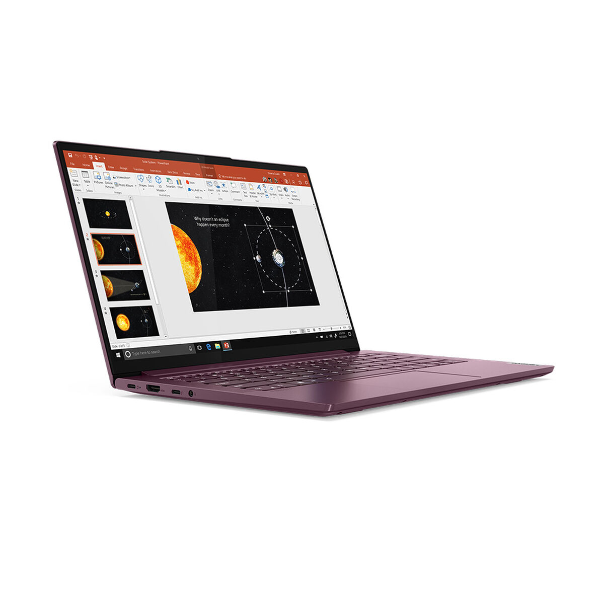 Notebook Lenovo Yoga Slim 7 Ryzen 5 8GB 256GB SSD 14"