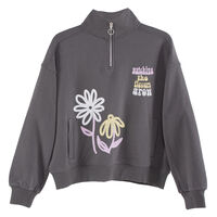 Polerón de Algodón Niña Mila Grafito