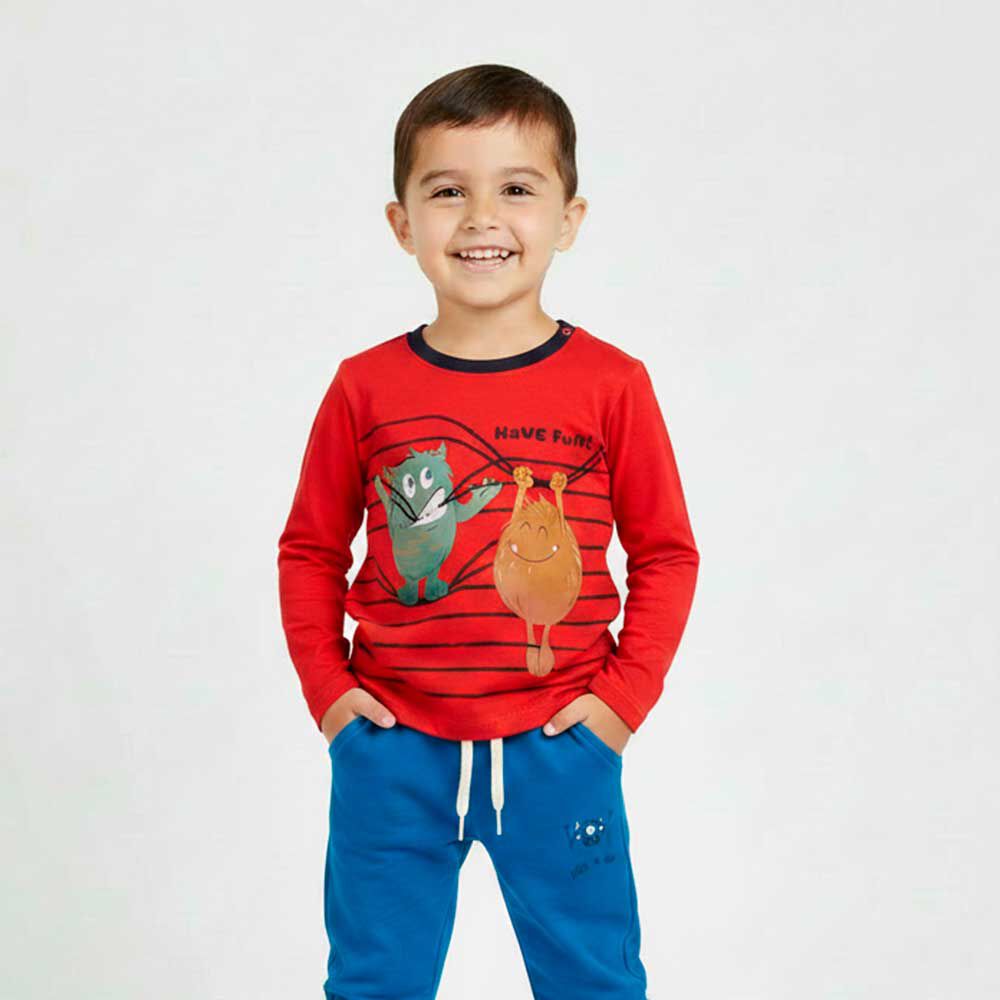 Polera Manga Larga de Algodón Bebé Chess Baby