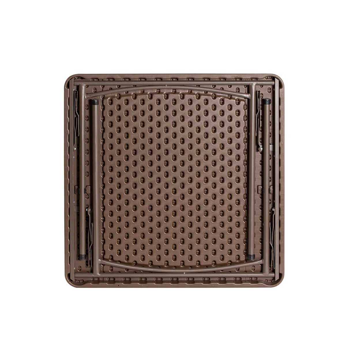 Mesa Plegable Cuadrada Northwest NW-RT86 Café 86 cm