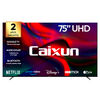 Smart TV LED 75" Caixun 4K Google TV C75VHUG