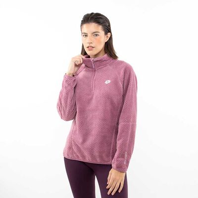 Polerón Deportivo Mujer Lotto Rosado