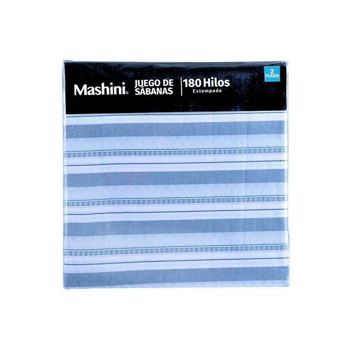 Juego de S&aacute;banas Mashini 180 Hilos King Tebas