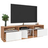 Rack TV Vekkahome Atlas Hasta 70" Caf&eacute;