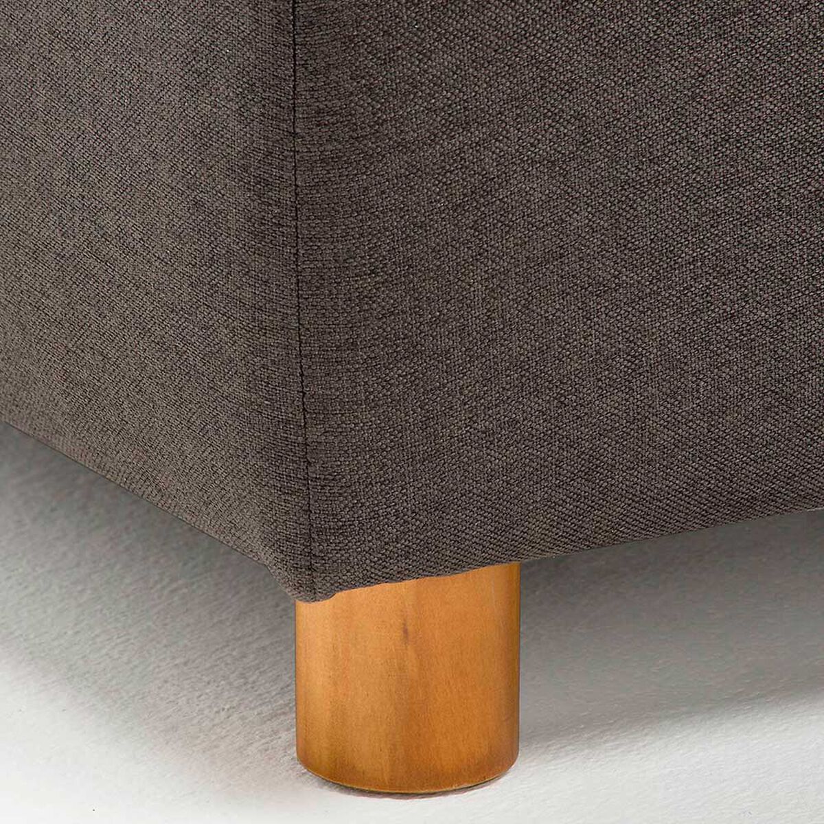 Sofá Seccional Barra Design Monaco Izquierdo 3 Cuerpos Gris