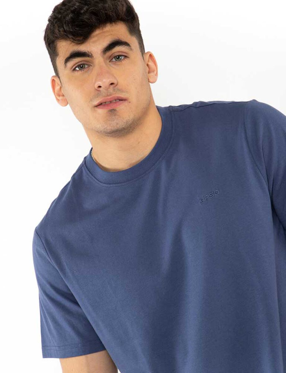 Polera Lisa Manga Corta Hombre Icono