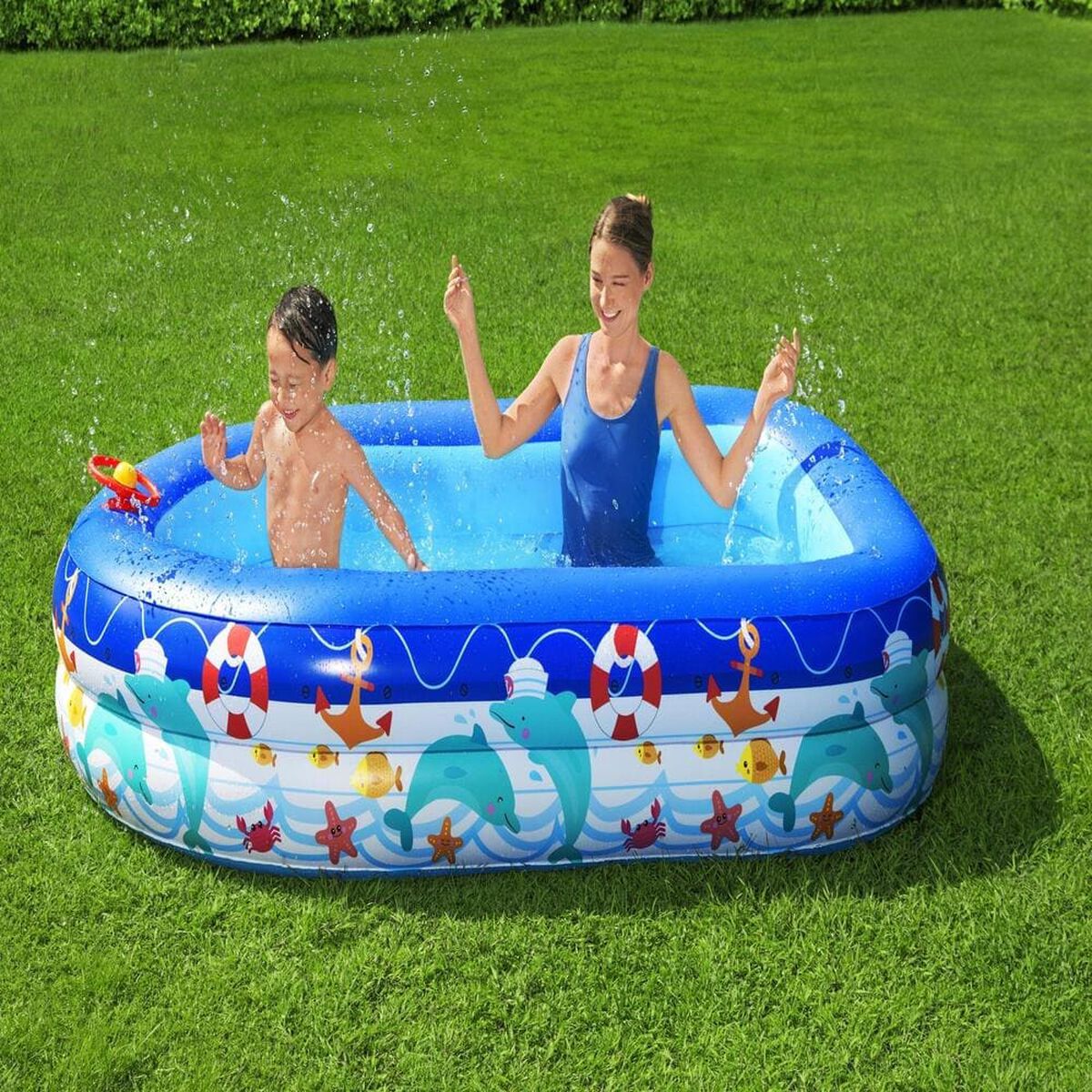 Piscina Inflable Marina Barco Didáctico Bestway