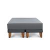 Set Sabanas CIC 180 Hilos 1,5 Plazas Gris