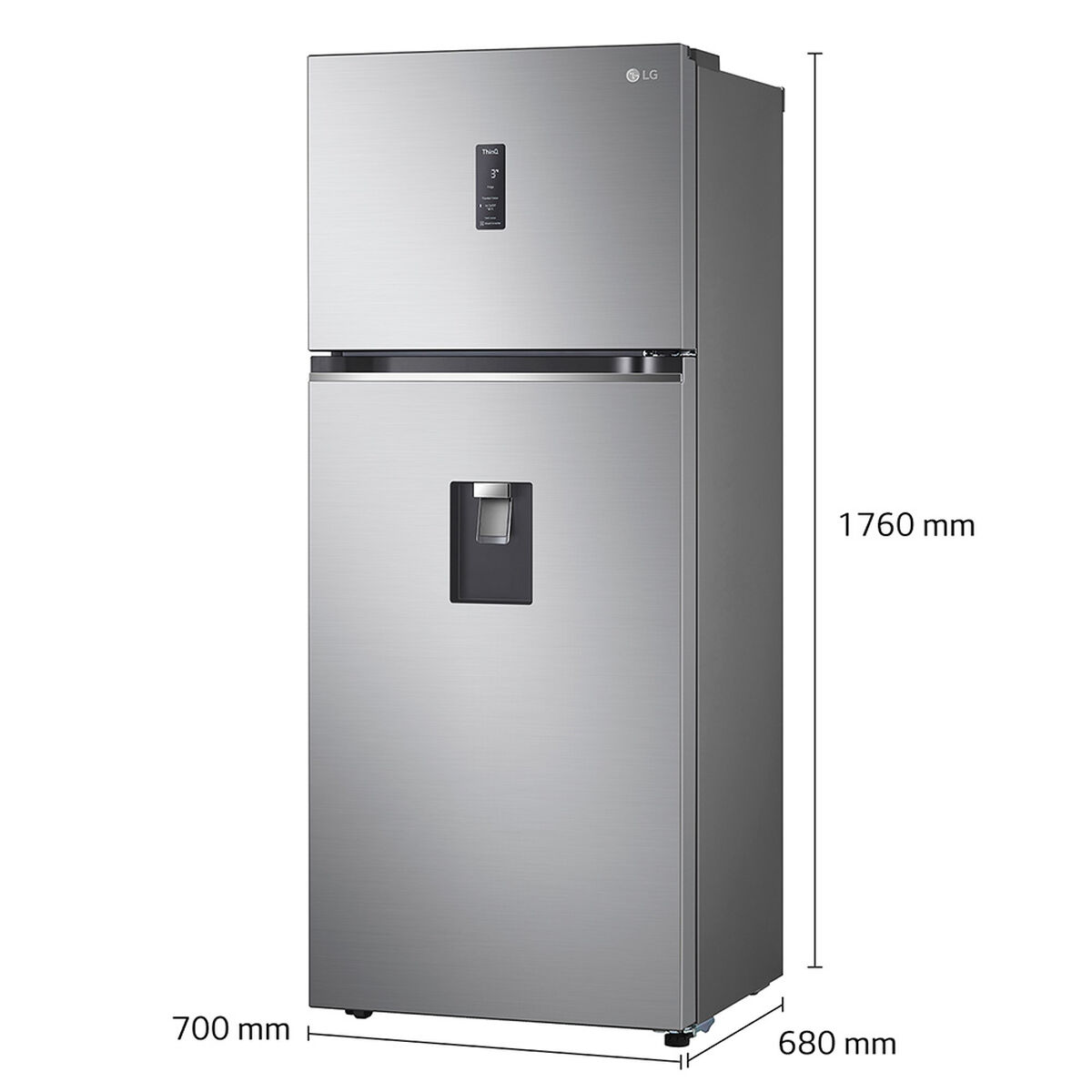 Refrigerador No Frost LG VT40SPP 393 lts.