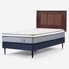 Cama Europea Rosen 1 Plaza Indie + Respaldo Rachel