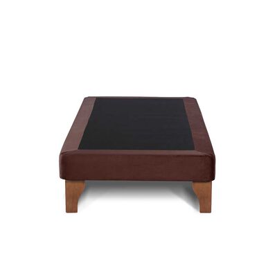 Imagen 1 del producto Base Europea Dividida Latam Home 1,5 Plazas Zen Tela Velvet Chocolate