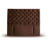 Respaldo Latam Home 2 Plazas Brescia Tela Velvet Chocolate