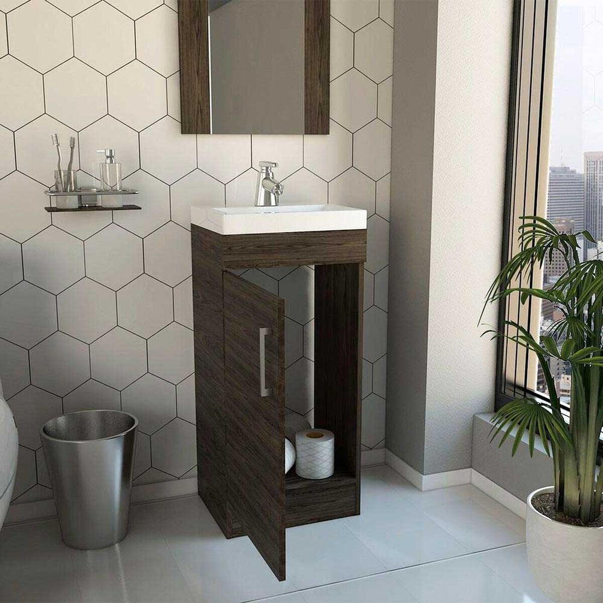 Mueble de Lavamanos + Lavamanos TuHome Madrid