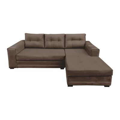 Imagen 2 del producto Sofá Seccional Derecho Living Factory Roma 3 Cuerpos Chocolate
