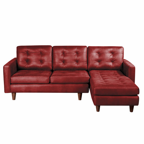 Sofá Cuero Latam Home Nápoles Chaise Longue 2 Cuerpos Derecho