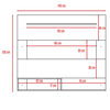 Set Panel TV + Muebles Bar + Mesa de Centro