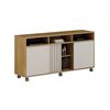 Rack TV Vekkahome Viena Hasta 55" Café