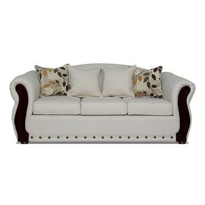 Imagen 1 del producto Sofá Elegant Detail Bartolucci 3 Cuerpos Crudo