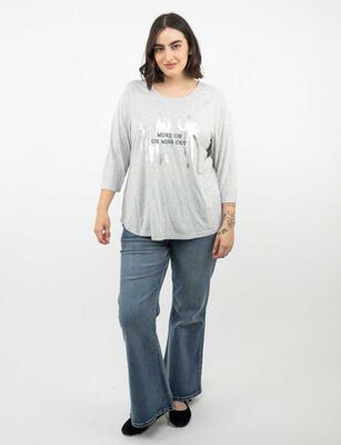 Imagen 2 del producto Polera Manga 3/4 Mujer Extralindas Gris, Negro, Rosado, Verde