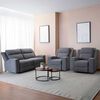 Sofá Reclinable Eléctrico Daniels SETKM807RS 4 Cuerpos Gris