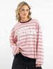 Polera Oversize Manga Larga Mujer Icono