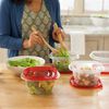 Set de 3 Contenedores Herméticos Rubbermaid Takealongs Cuadrado 1,2 lt