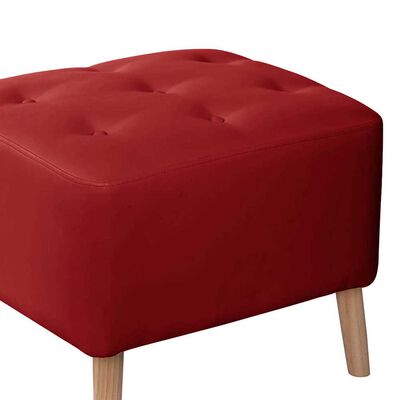 Imagen 2 del producto Pouf Latam Home Lyon PU Rojo