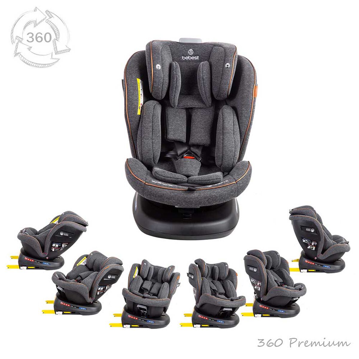 Silla de Auto Convertible Supra 360° Bebesit