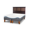 Cama Europea CIC Base Dividida 2 Plazas Alaska + Respaldo