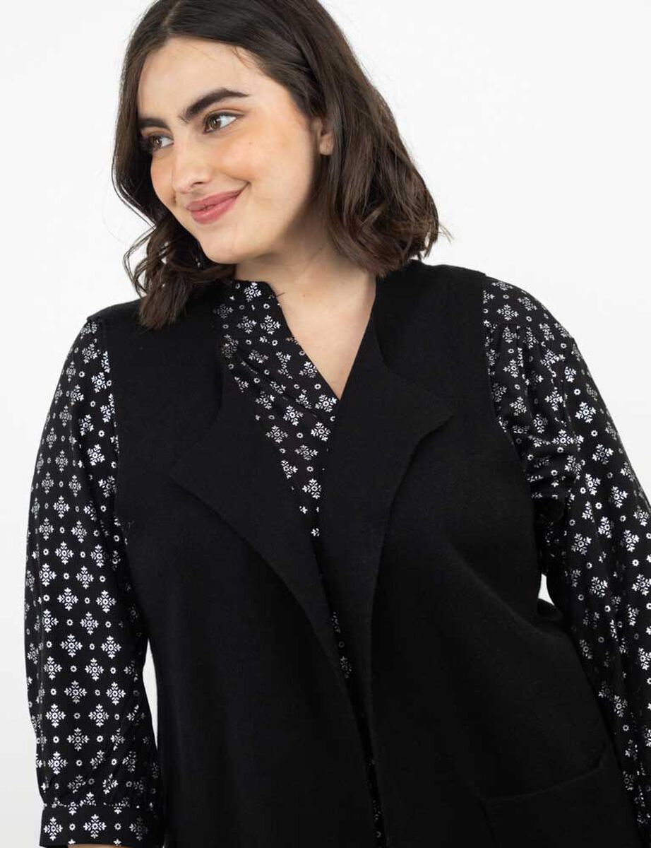 Sweater Sin Mangas Mujer Extralindas